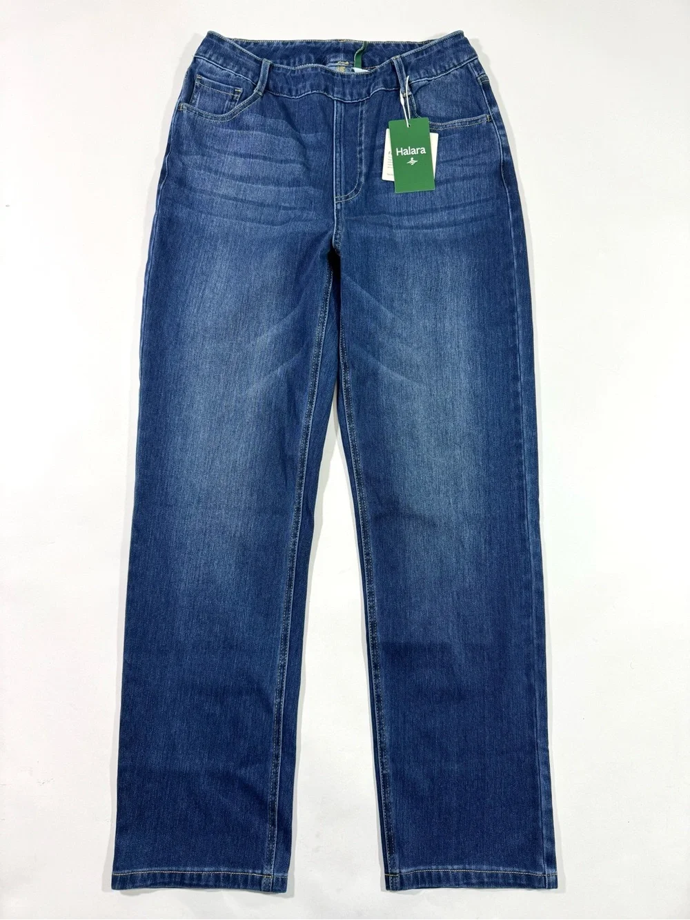 New Halara Flex™ High Waist Pockets Straight Leg Jeans - Picture 2 of 9